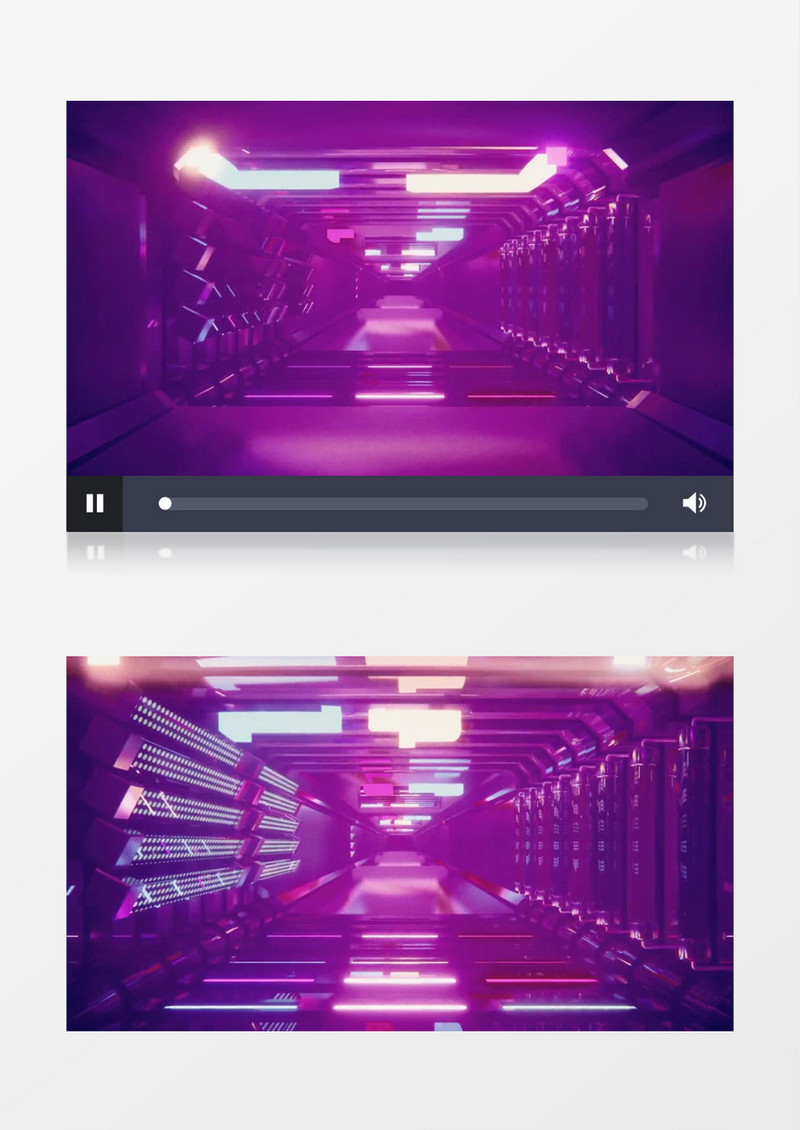 通过发光几何体通道视频素材