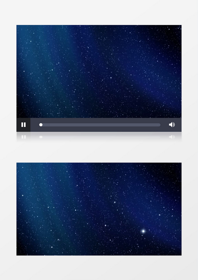 唯美星空动态视频素材