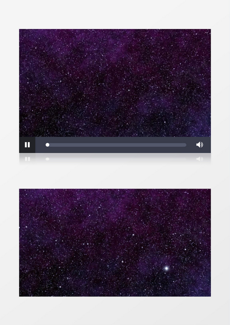 浪漫星空视频素材