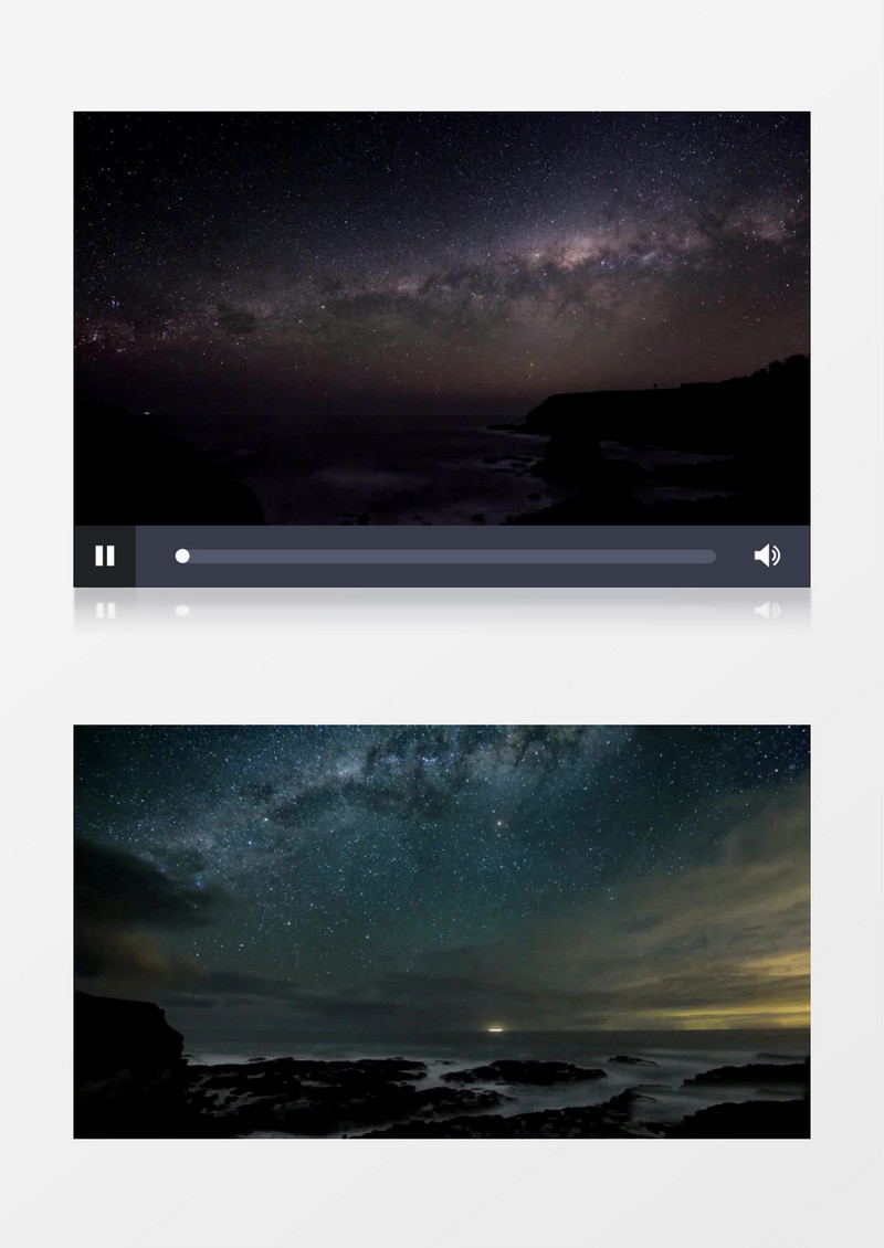 绚烂延时星空视频素材