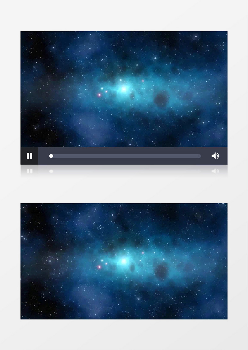 蓝色梦幻星空视频素材