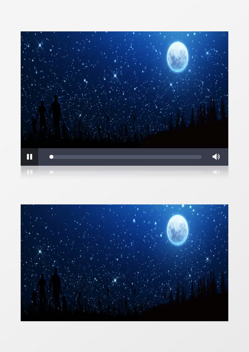 唯美星空动态视频素材