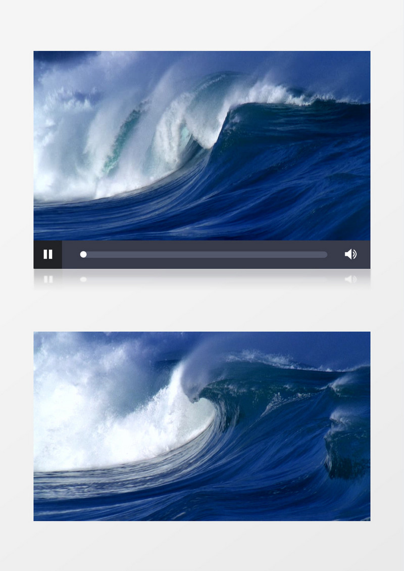海浪翻滚实拍视频mp4