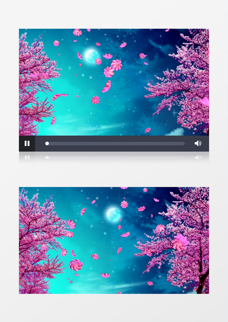 唯美炫丽飞花背景视频素材