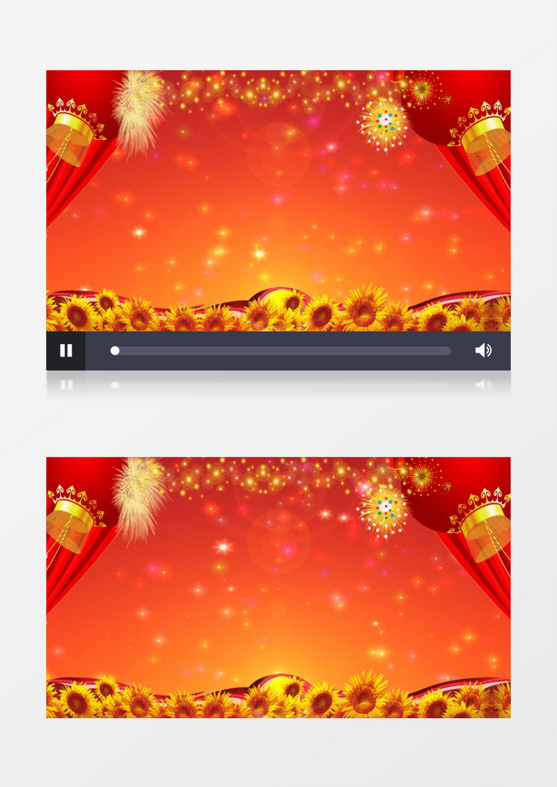 喜庆节日悬挂的灯笼背景视频