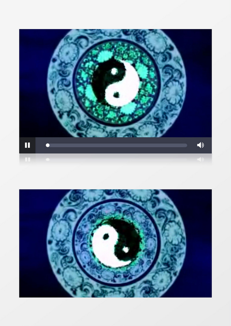 太极八卦图特效动画背景视频素材