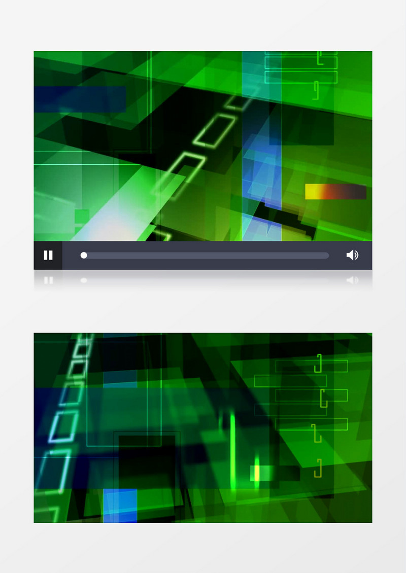 绿色动感科技元素视频素材
