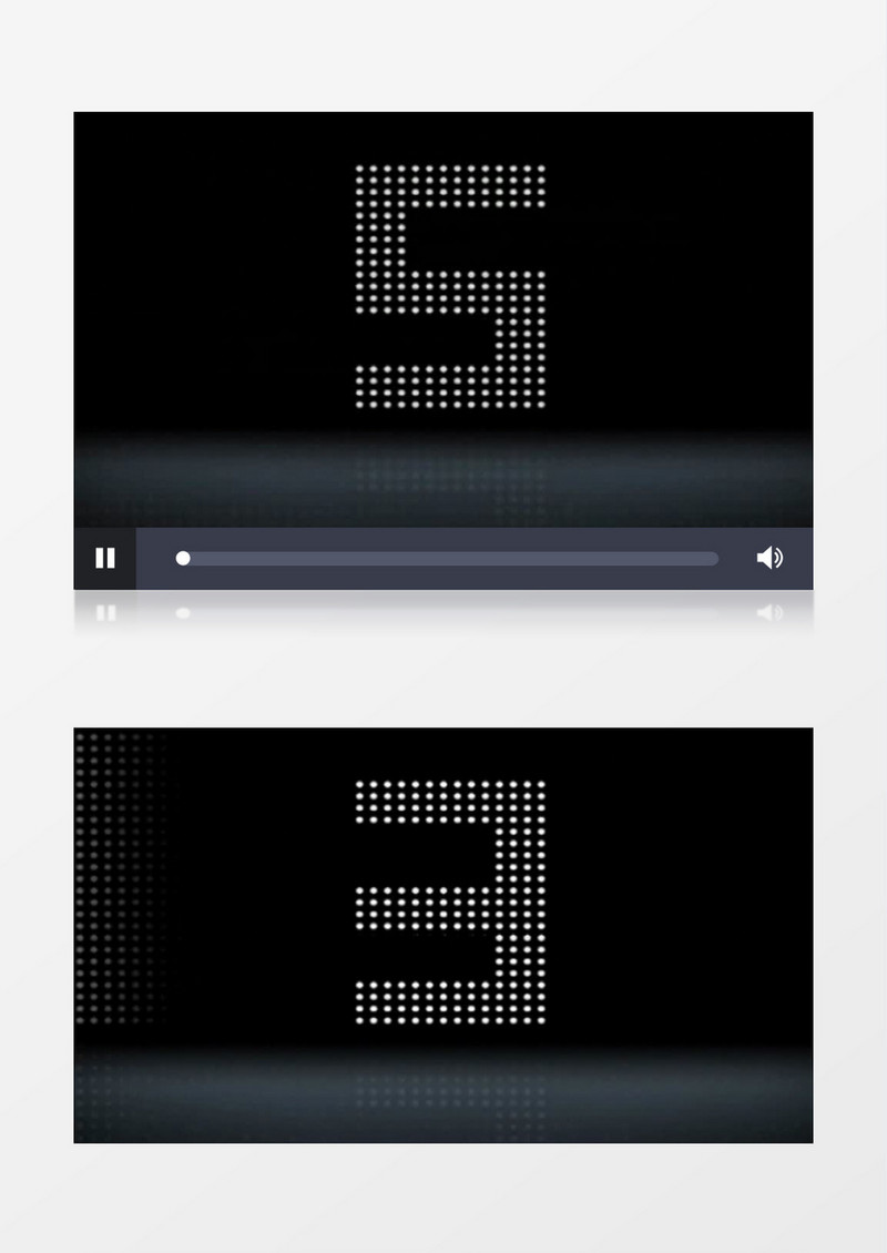 动感光点效果5秒倒计时