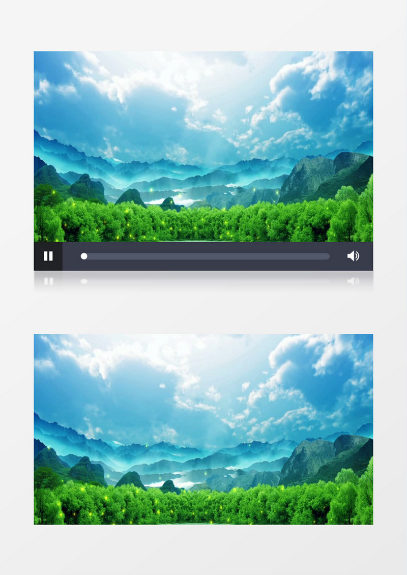 动态唯美风景背景素材苍山绿树背景视频素材