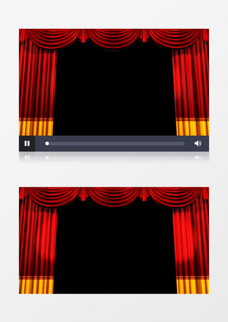 漂亮晚会红色舞台背景视频