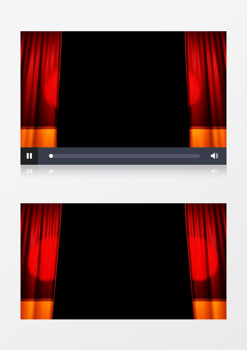 酷炫红色漂亮舞台背景