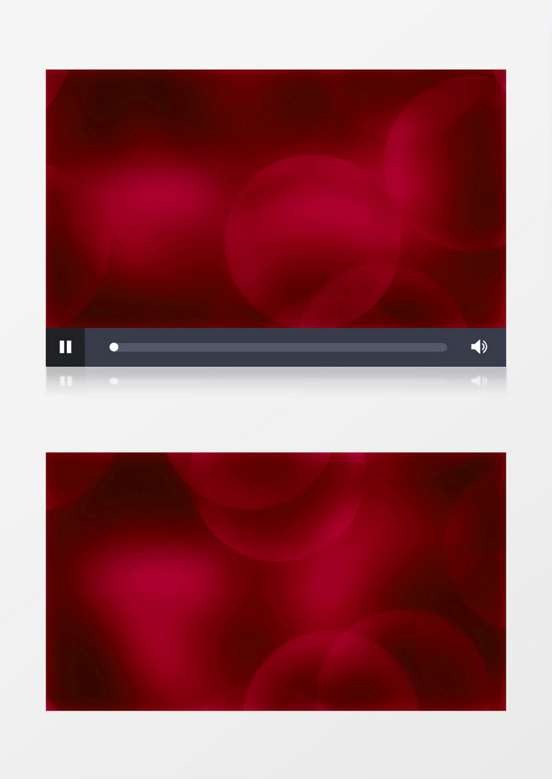 红色浮动圆圈晚会背景视频