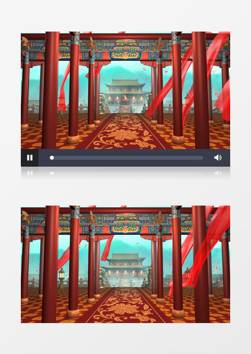 古代宫廷背景视频