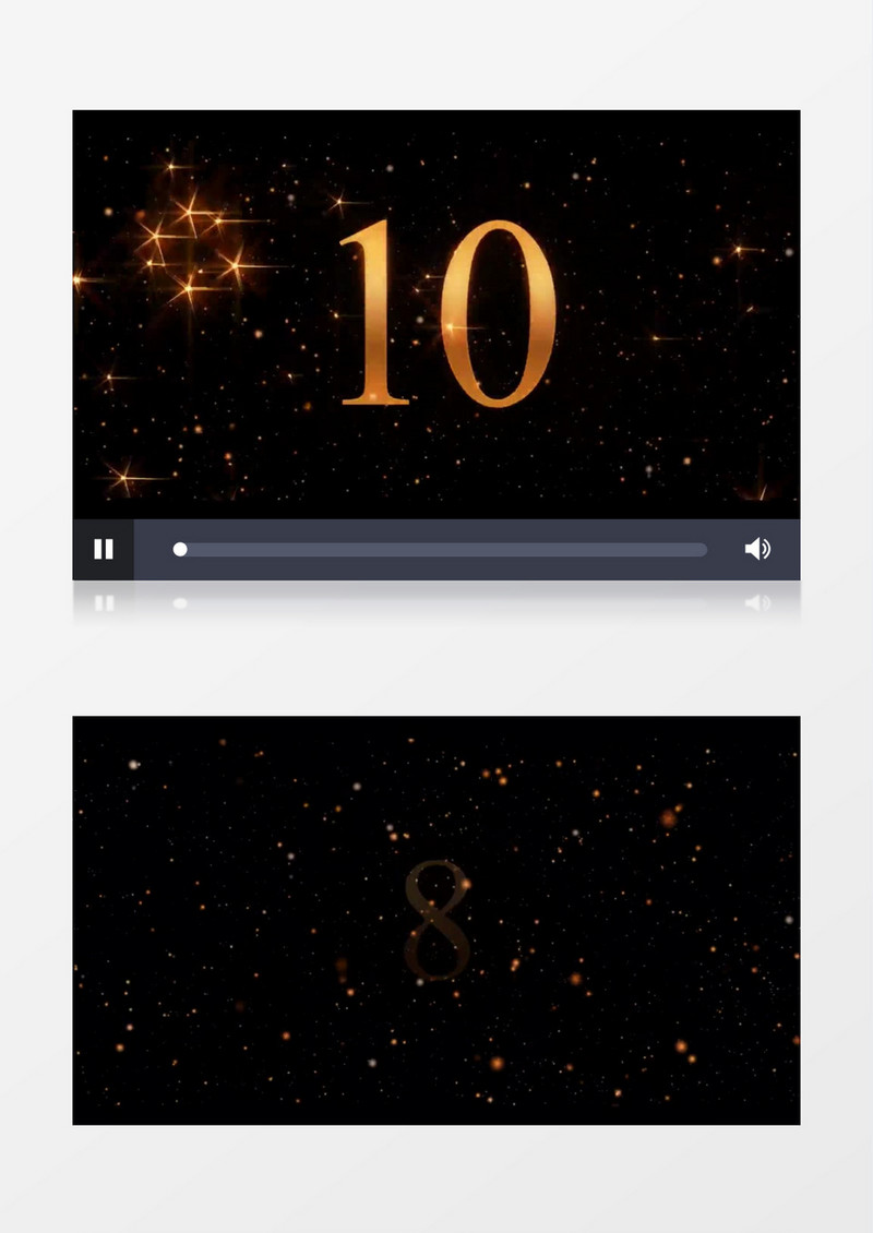   绚丽多彩圣诞节倒计时背景视频