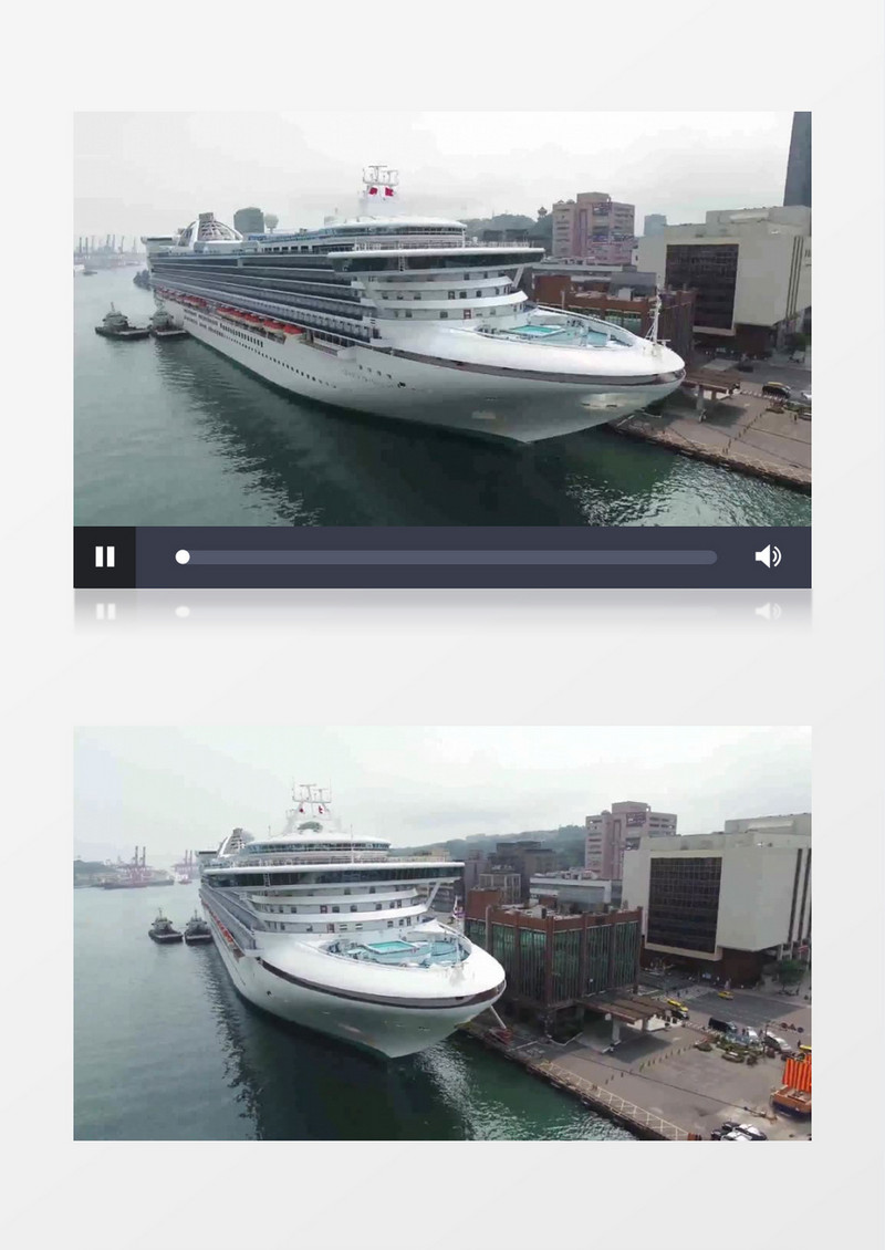 豪华游轮海上行驶背景视频