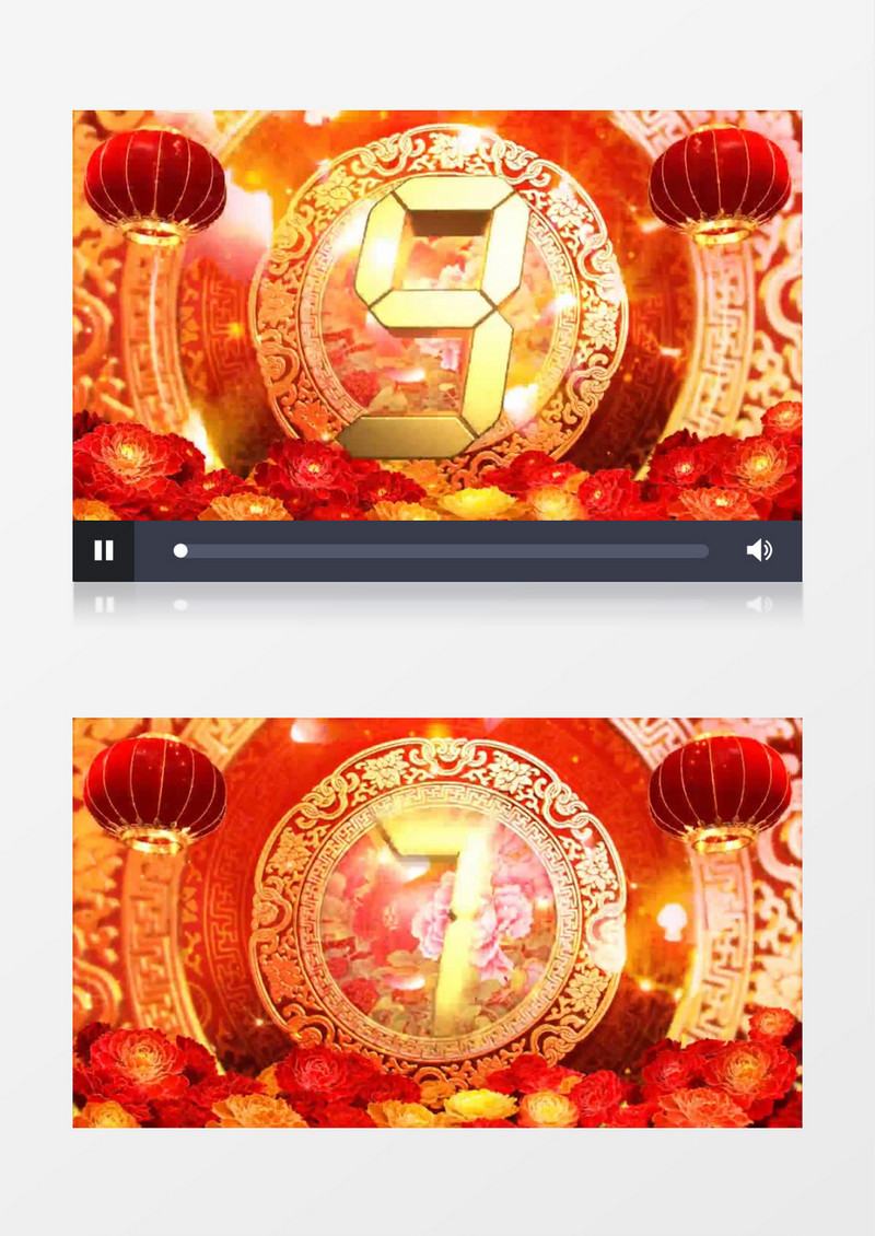 喜庆灯笼背景视频