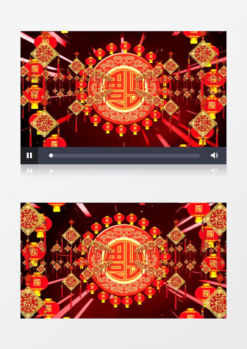 元旦春节背景视频