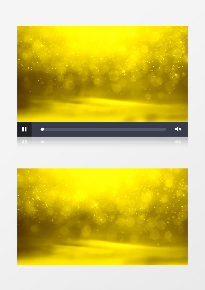 金色星光微粒子缓缓坠落背景视频素材