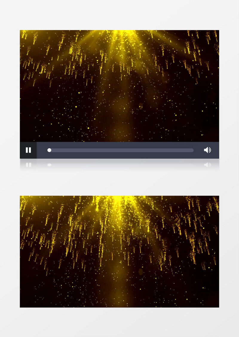 金色流星状光点坠落背景视频素材