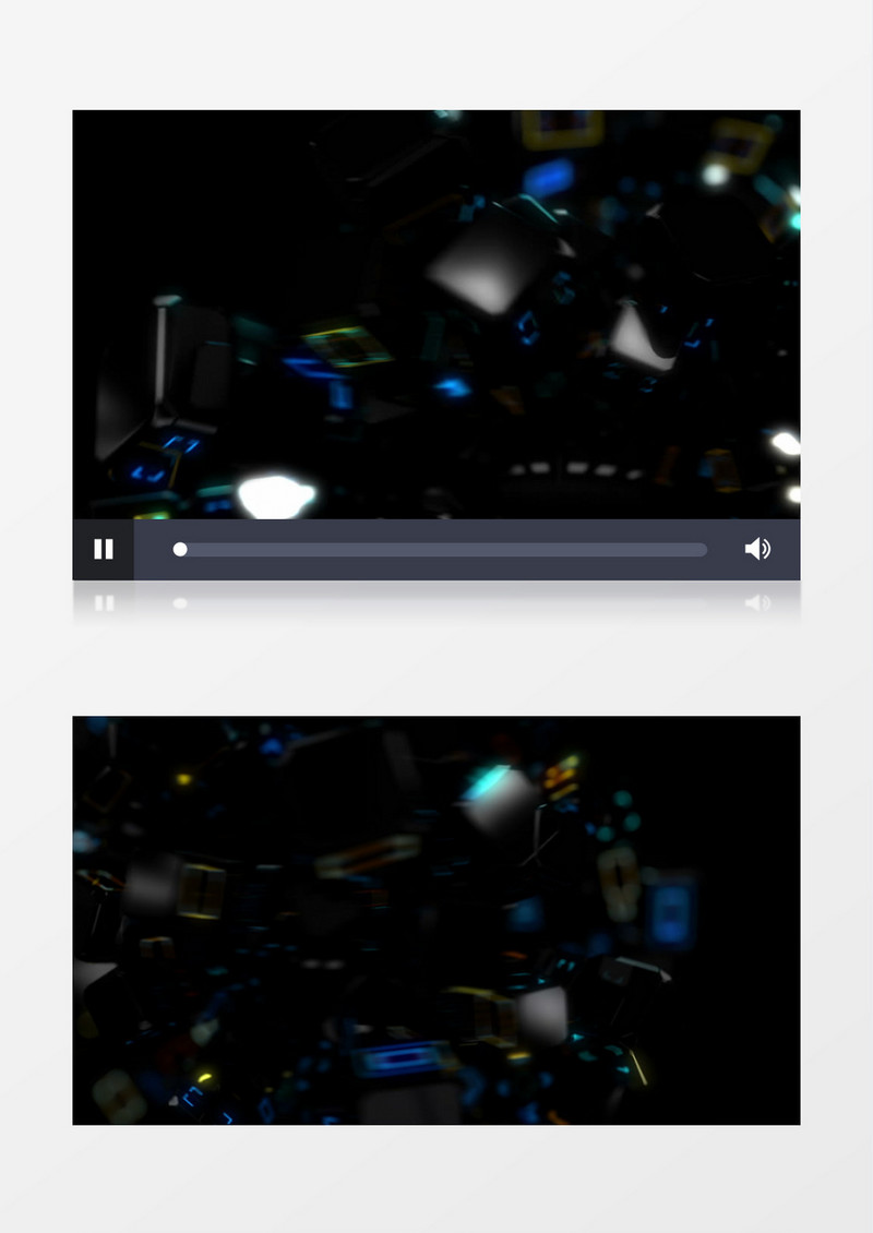 酷炫3D科幻夜店演出视频背景