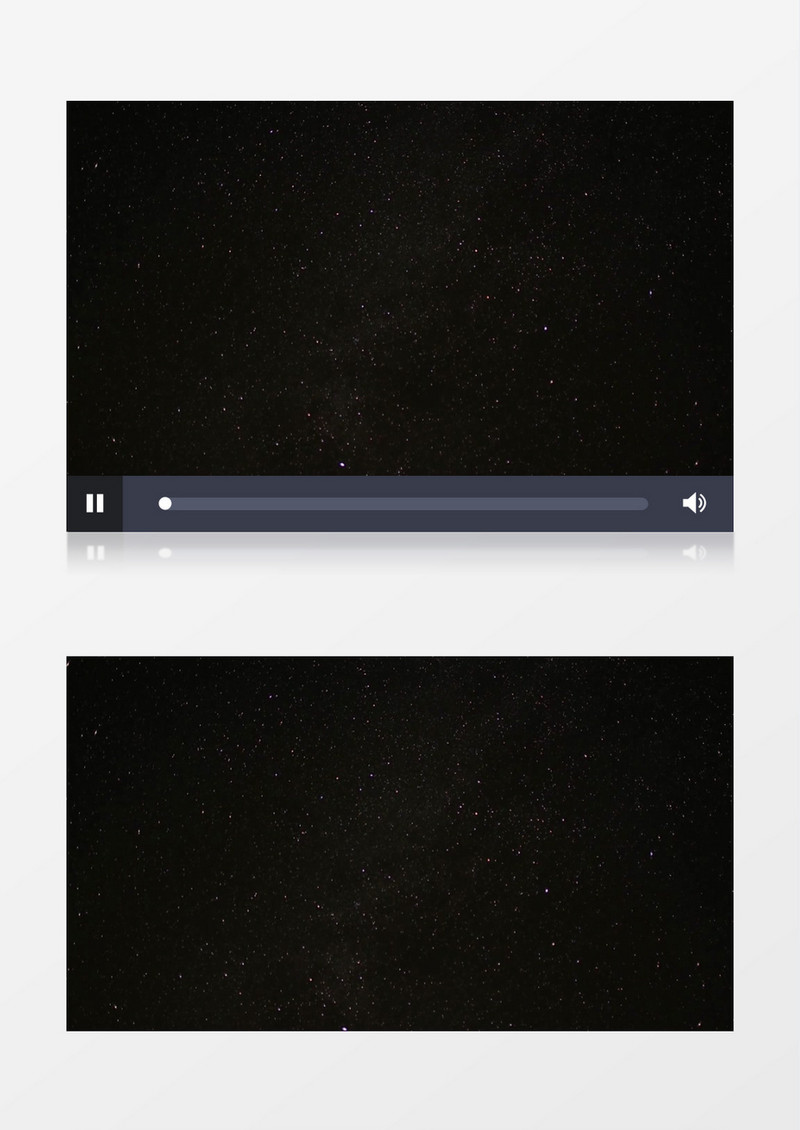 夜晚银河系星星闪烁实拍视频素材