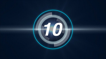 炫光科技感粒子10秒倒计时