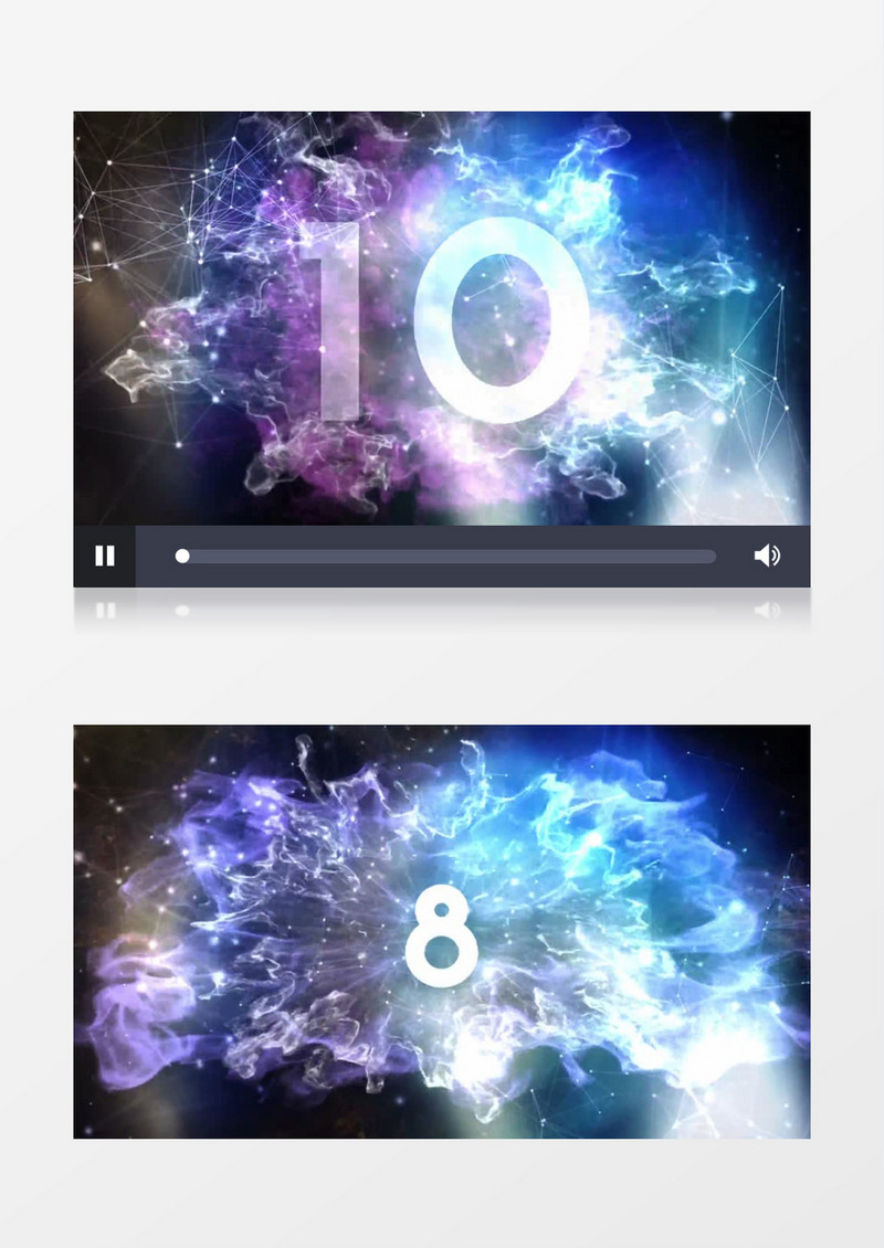 彩色爆炸科技连线10秒倒计时有音乐