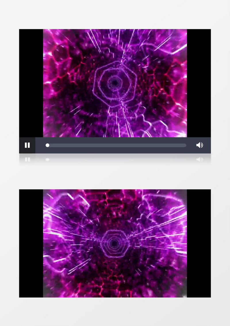 神秘紫色隧道穿梭背景视频素材