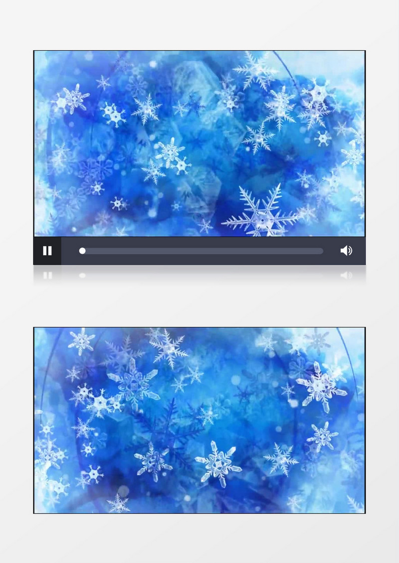 唯美的雪花背景视频素材