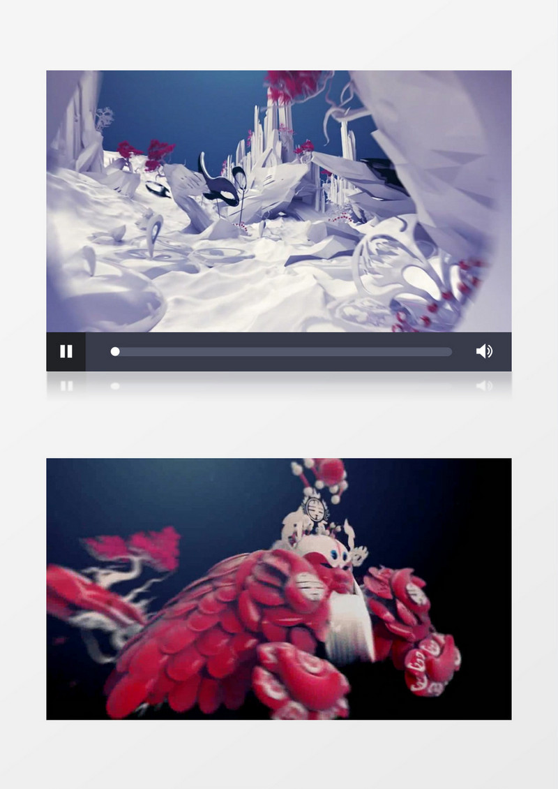 京剧戏曲脸谱创意展示视频素材