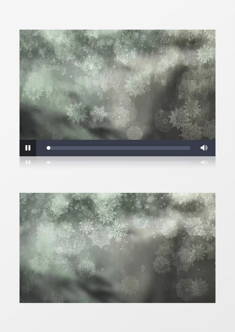 洁白雪花纷飞4K背景视频素材