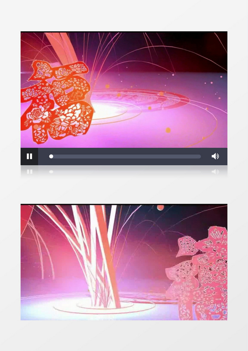 福禄寿新年春节背景视频