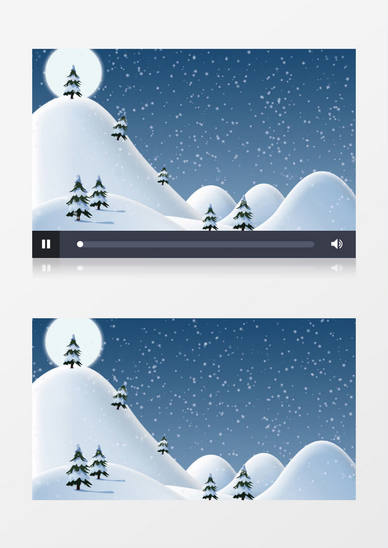 雪花粒子飘落背景视频