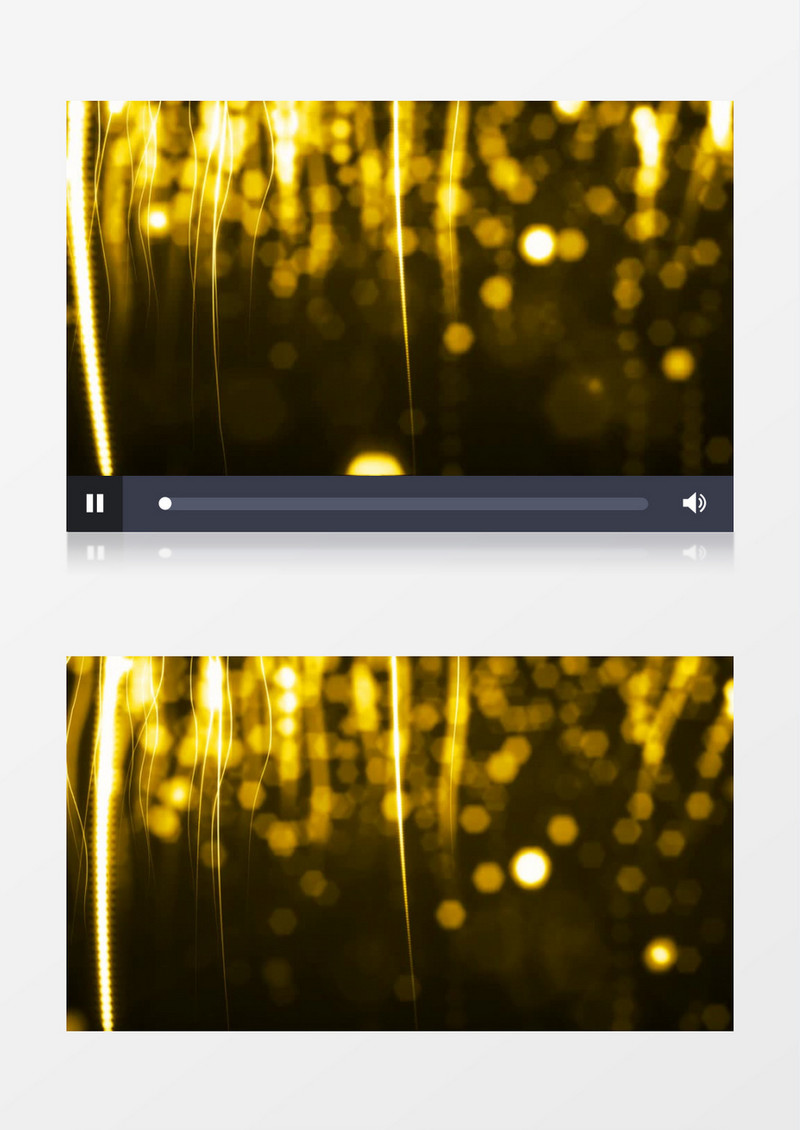 金色粒子光线浮动坠落背景视频素材