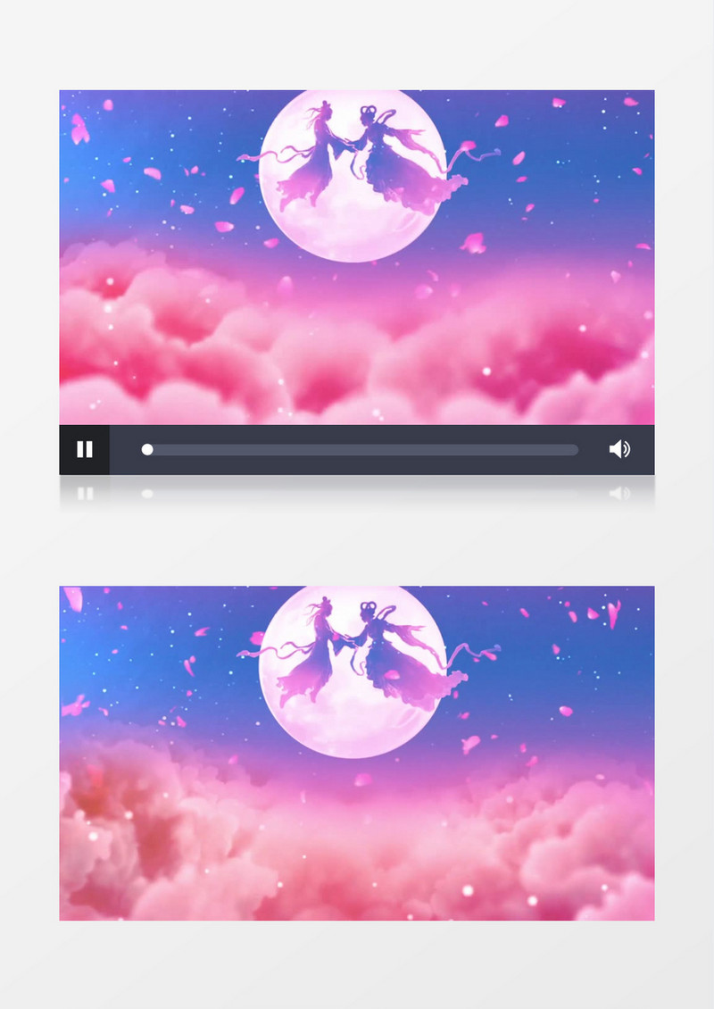 唯美浪漫的七夕鹊桥会视频素材
