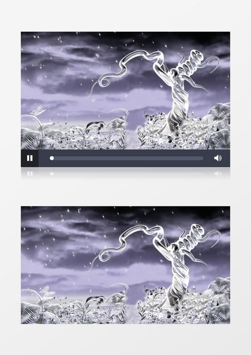 唯美浪漫的梦中之境背景视频素材