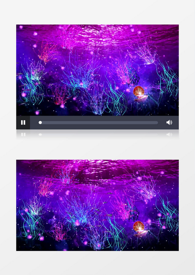 动画动态奇幻海底世界背景视频素材
