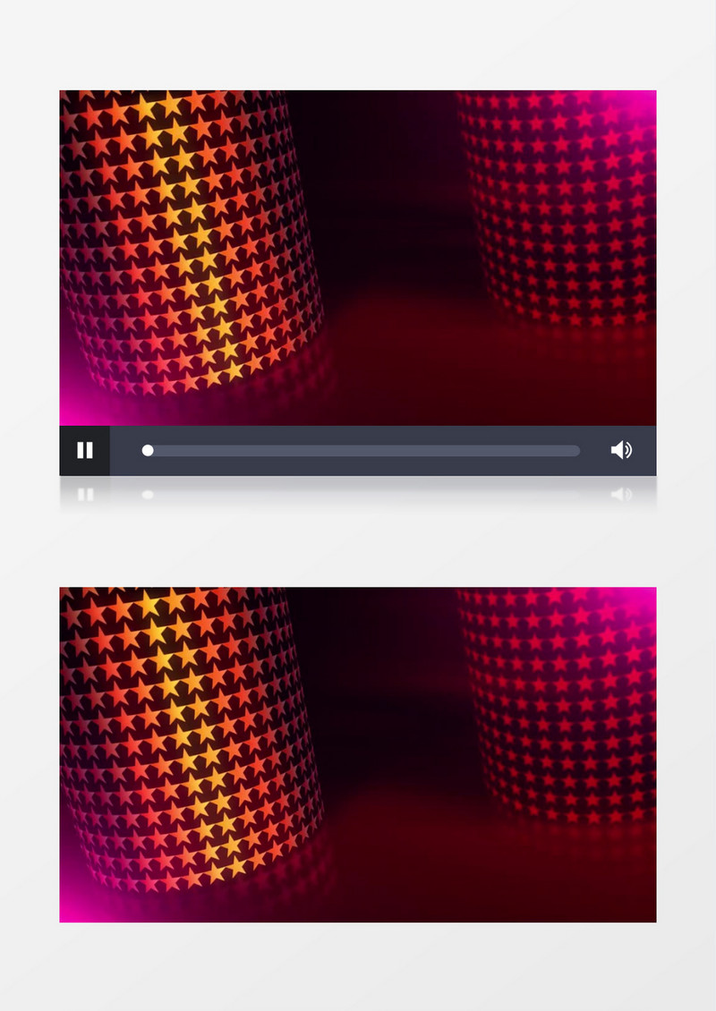 五角星圆柱光效场景背景视频素材