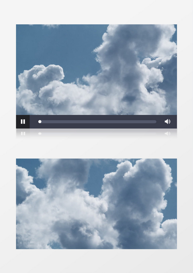 蓝天白云实拍高清视频mov
