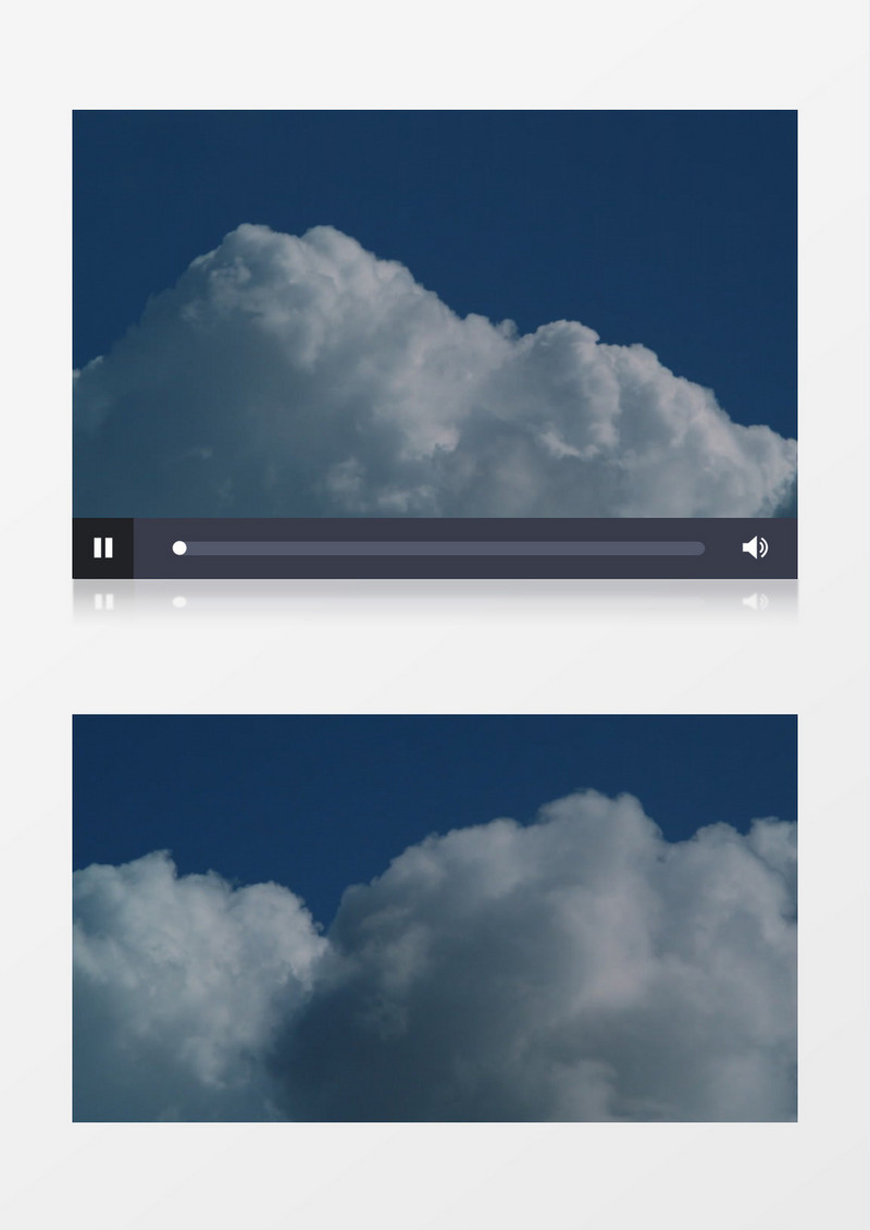 蓝天白云实拍高清视频
