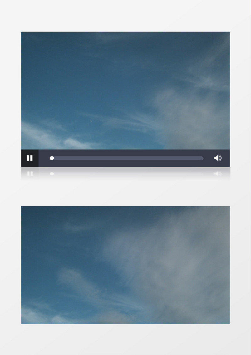 蓝天白云实拍高清视频