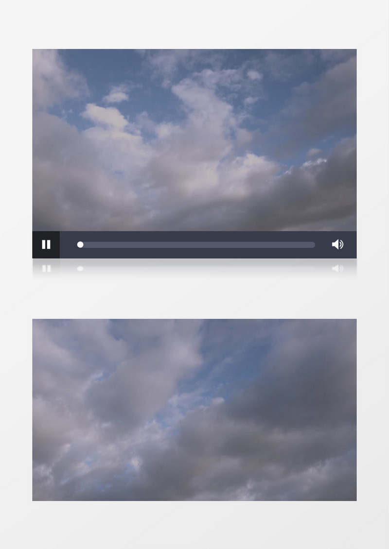 蓝天白云实拍高清视频