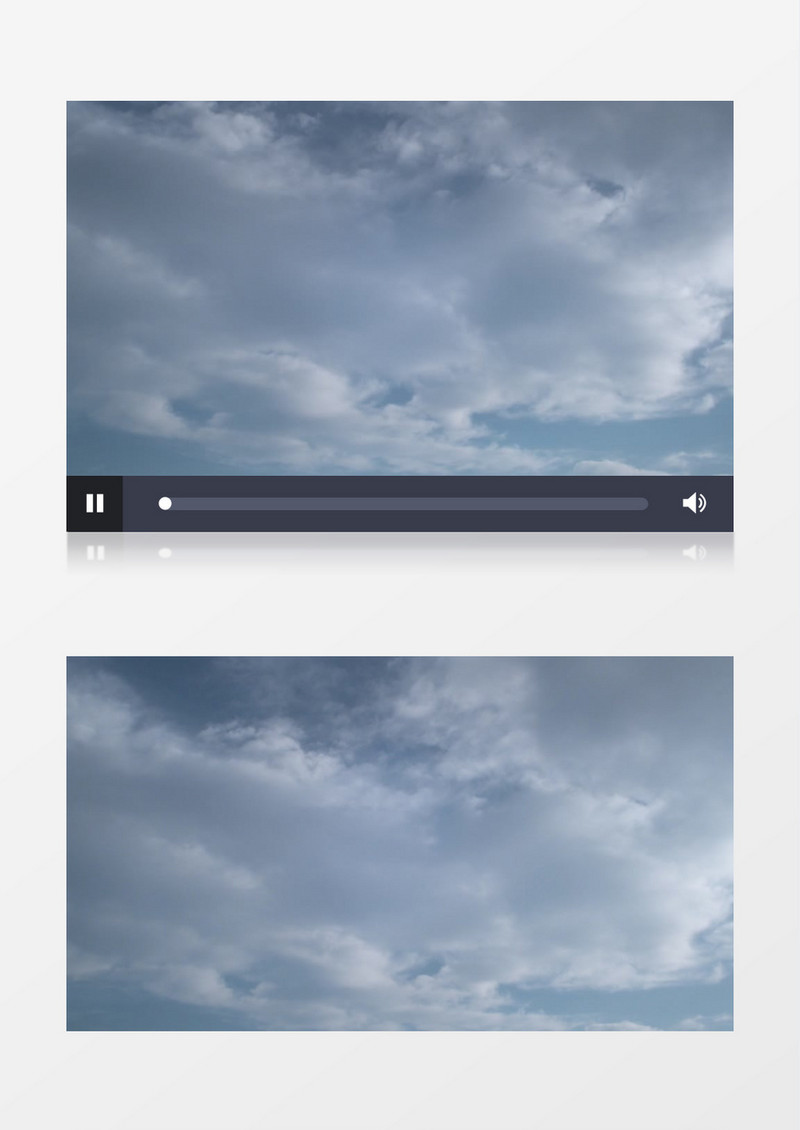 蓝天白云实拍高清视频