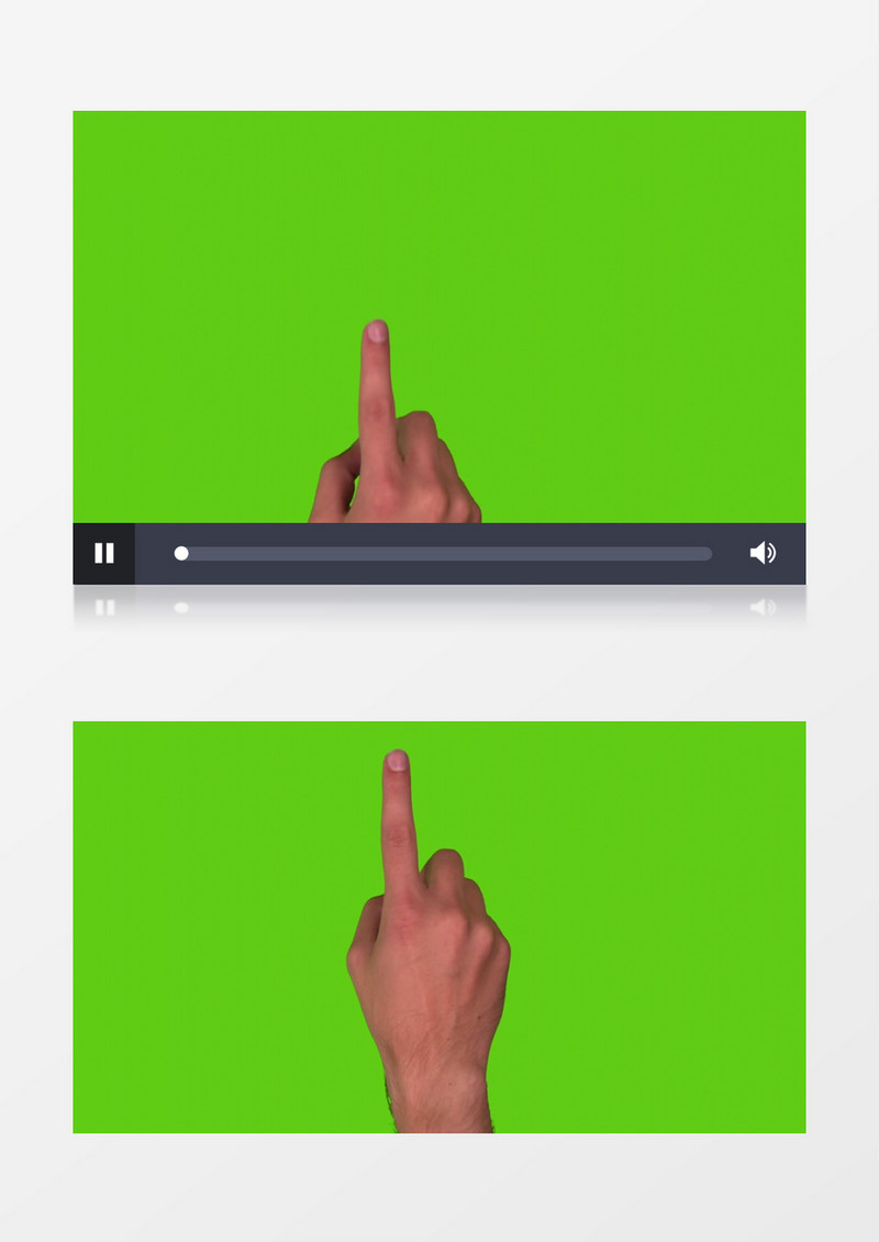 手指轻点动作实拍视频素材