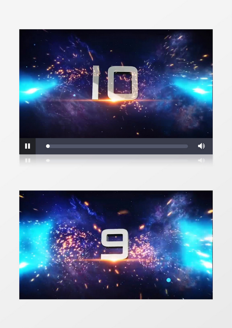 科幻超炫10秒倒计时有音乐