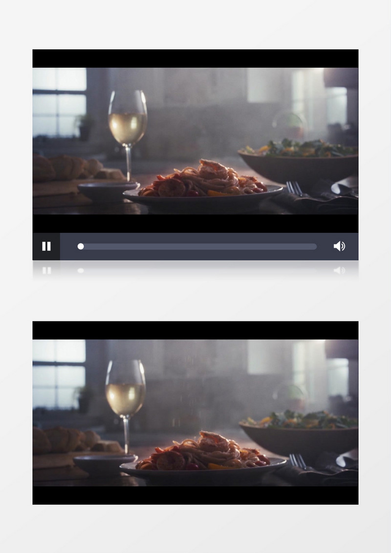 面食煮面条实拍视频素材
