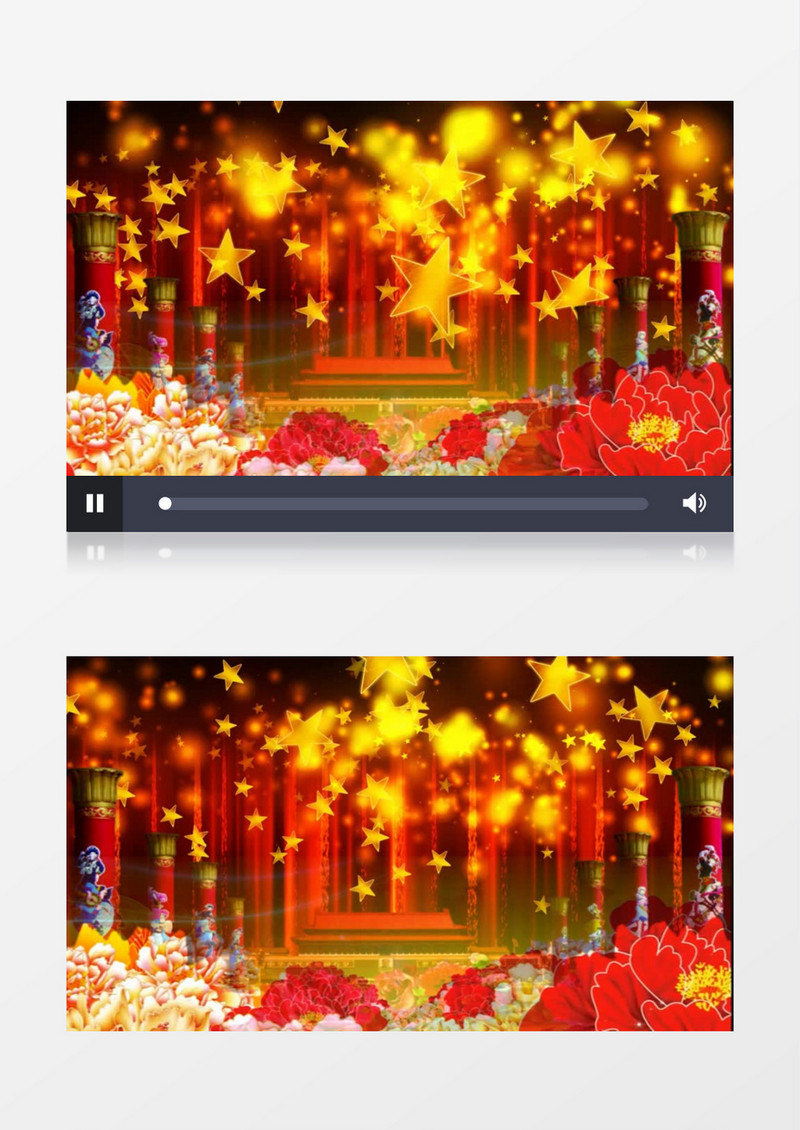 灿烂辉煌纪念天安门背景视频素材