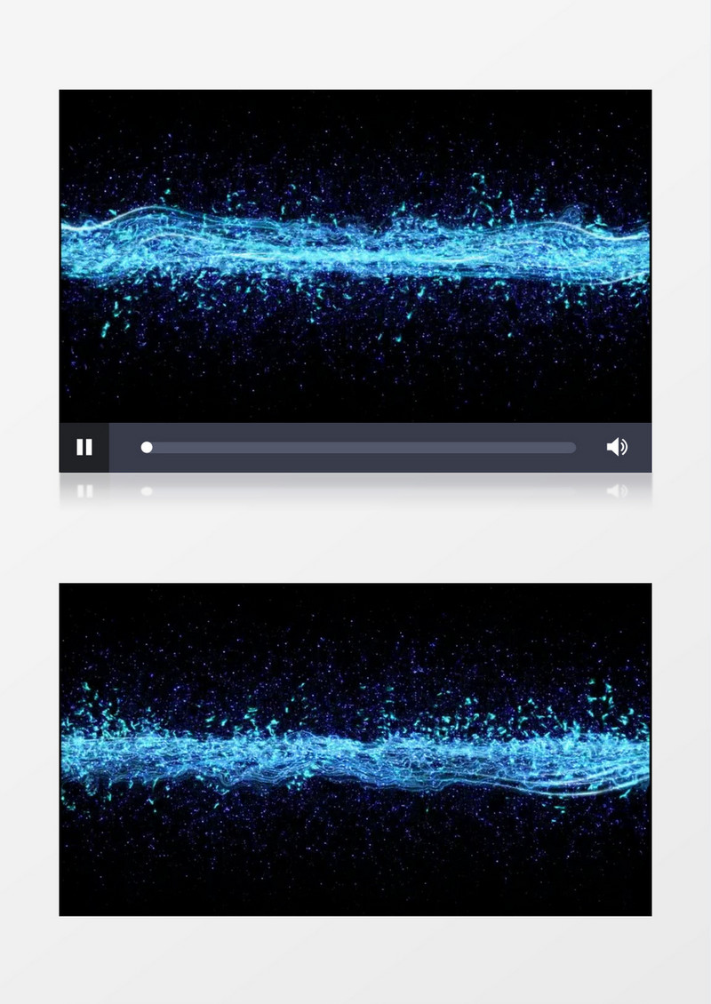 蓝色粒子河背景视频mov