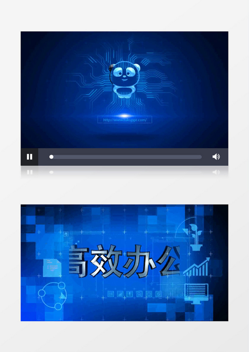 互联网信息科研企业片头AE视频模板