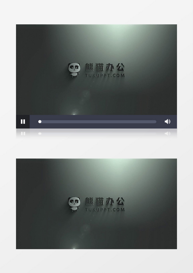 大气金属效果logo演绎标志展示AE模板